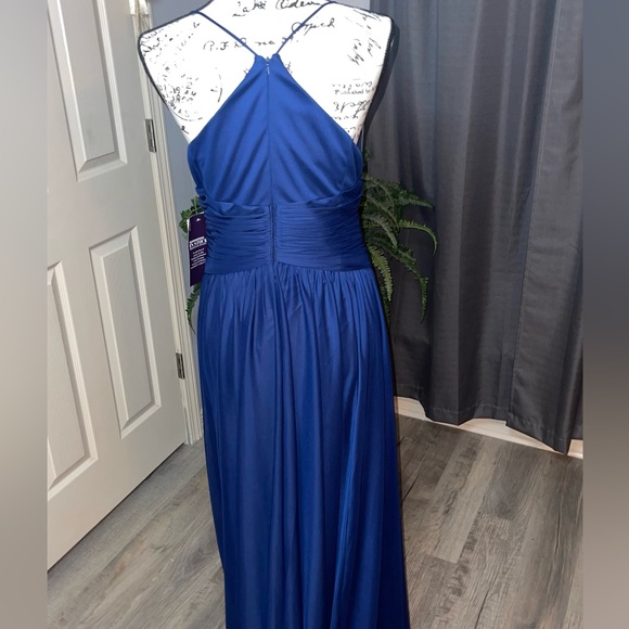 🔥Bundle Deal - Two Elegant Bridesmaids Dresses in Marine Blue NWT - Picture 9 of 15